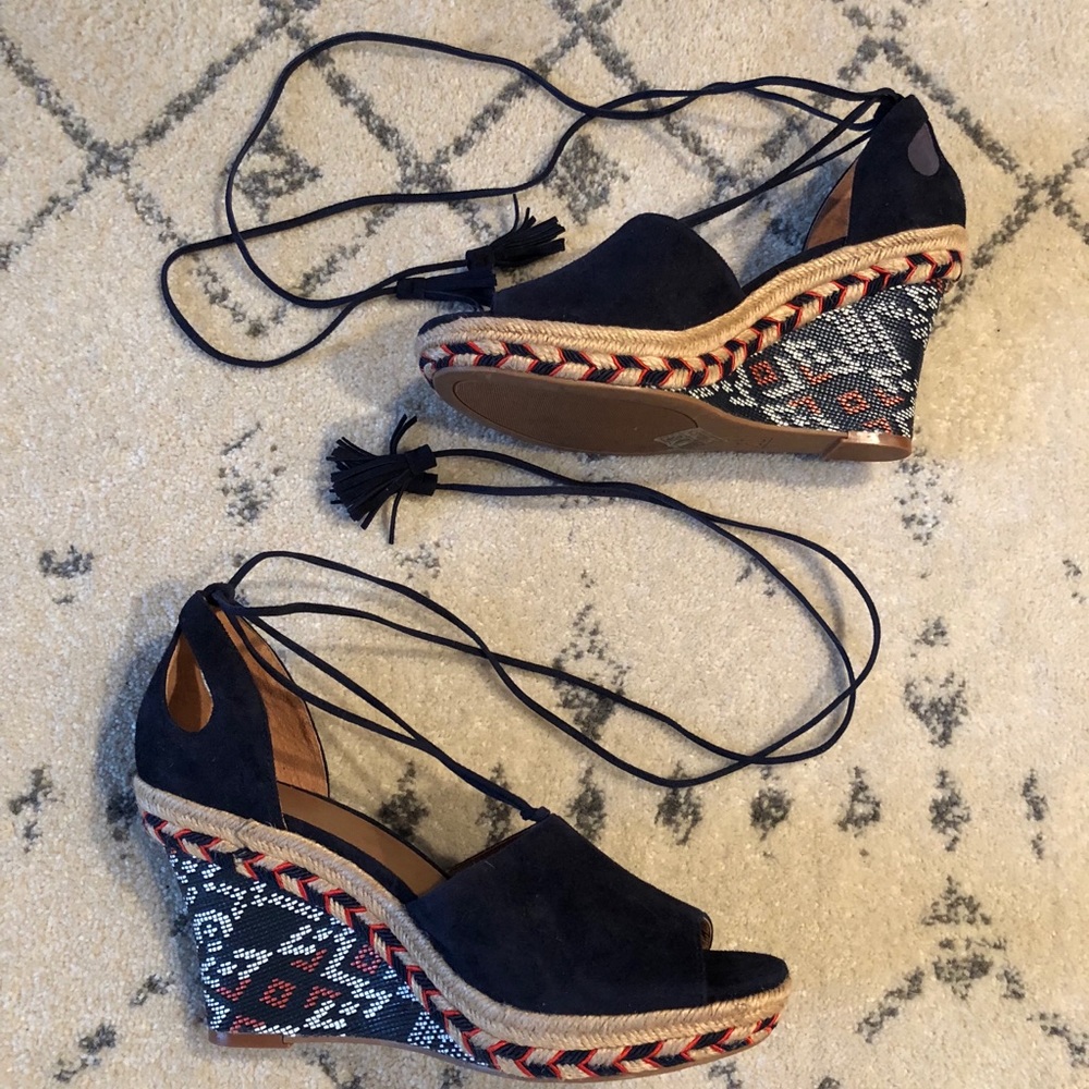 Ankle Tie Wedges